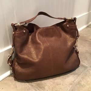 Rebecca Minkoff Nikki Honey Brown Bronze Hobo Bag